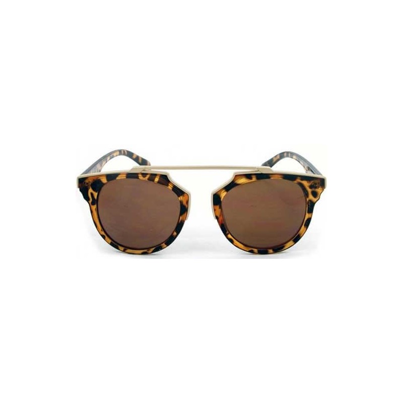 Lunettes de soleil aviator écaille