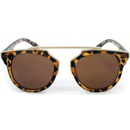 Lunettes de soleil aviator écaille