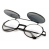  Lunettes steampunk flip up noir 2