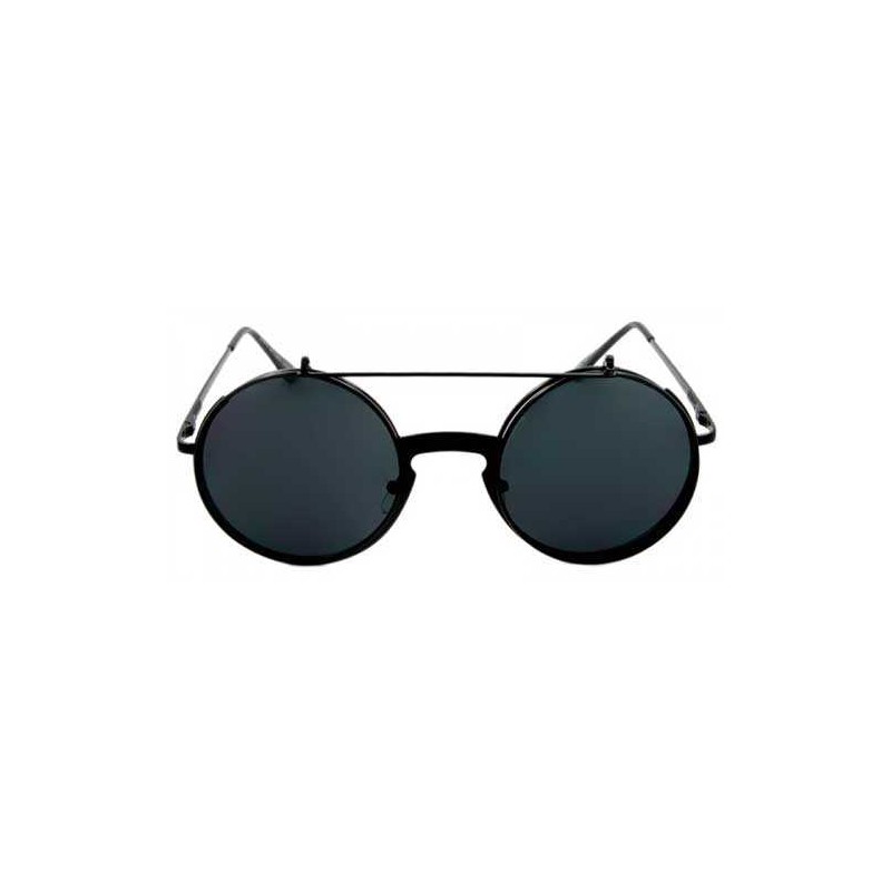 Lunettes steampunk flip up noir