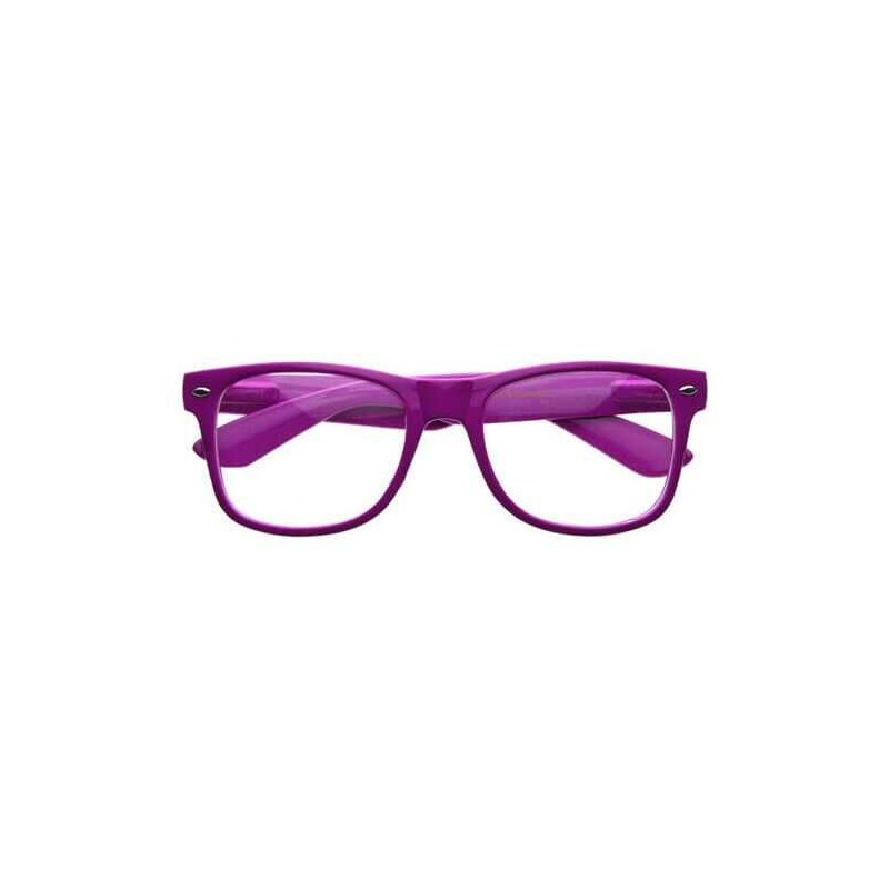 Lunettes geek verres transparent v