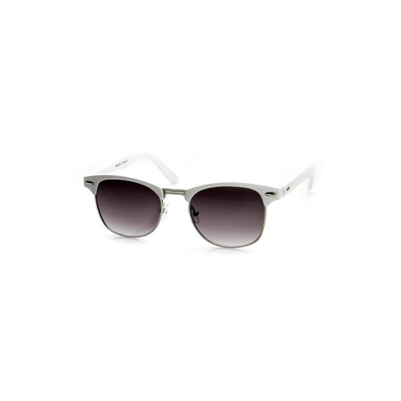 Lunettes de Soleil Clubmaster - Blanche
