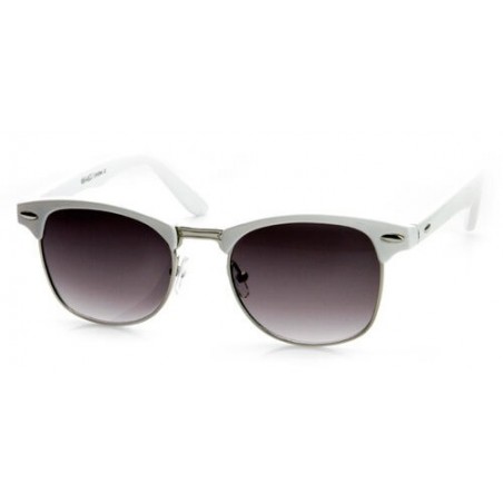 Lunettes de Soleil Clubmaster - Blanche