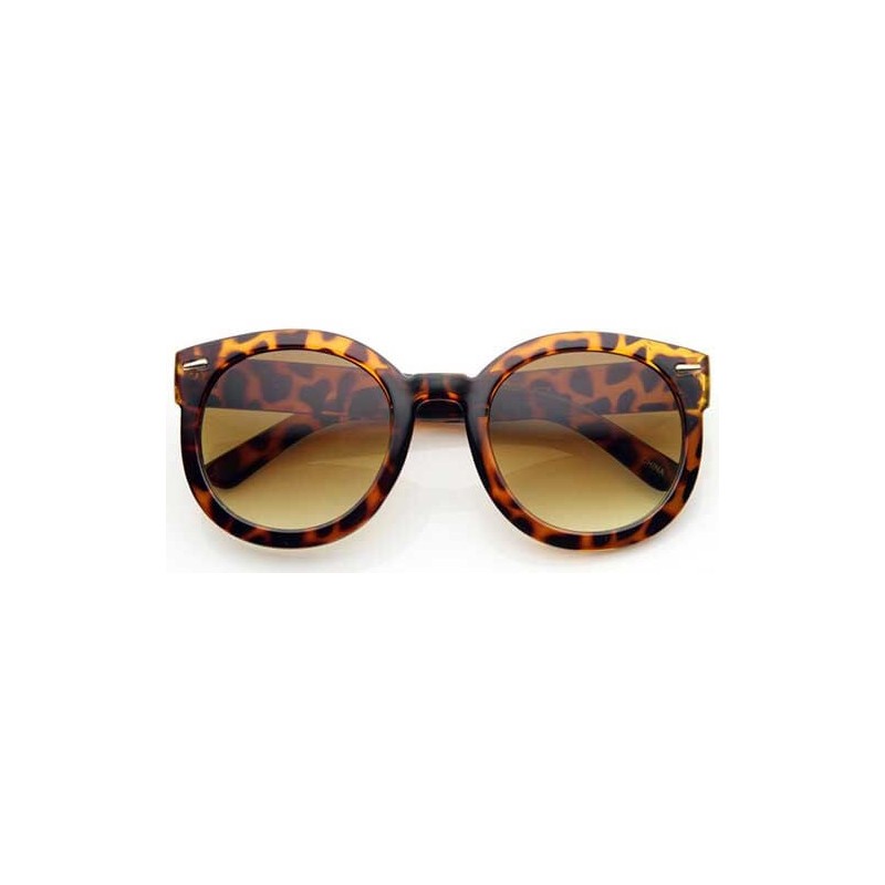 Lunette de soleil pour femme rondes larges ecaille